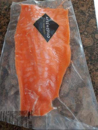 FROZEN PACIFIC SALMON FILLETS E-TRIM (COHO SALMON)